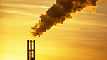 Image: pollution from smoking chimney stacks