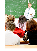 Image: students in a lecture