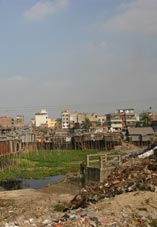 dhaka shanty town image