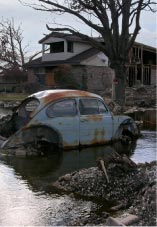 New Orleans flood damage image