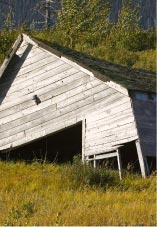 Shshmaref sinking house image